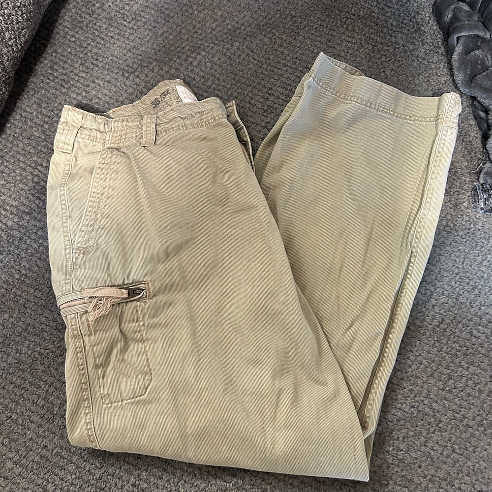 Red Camel Men's Khaki Cargo Pants